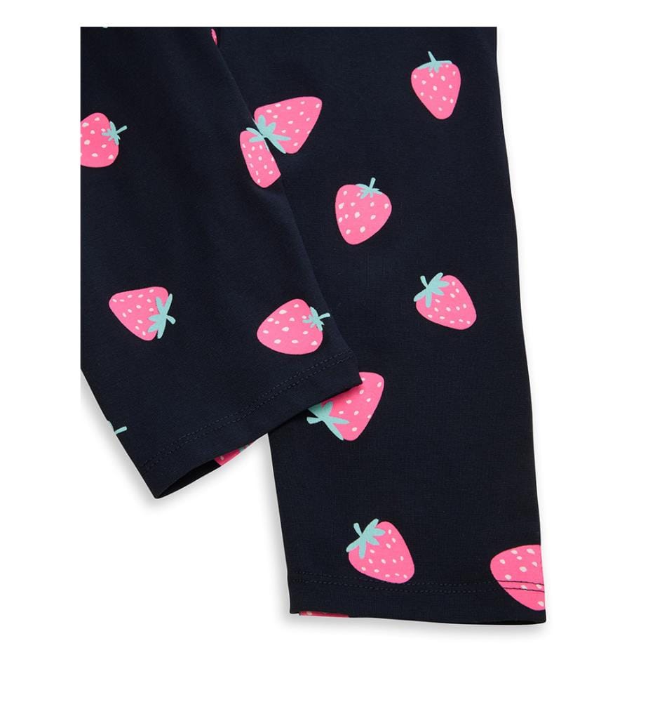Leggings capri stampati - Stampa grande di fragole