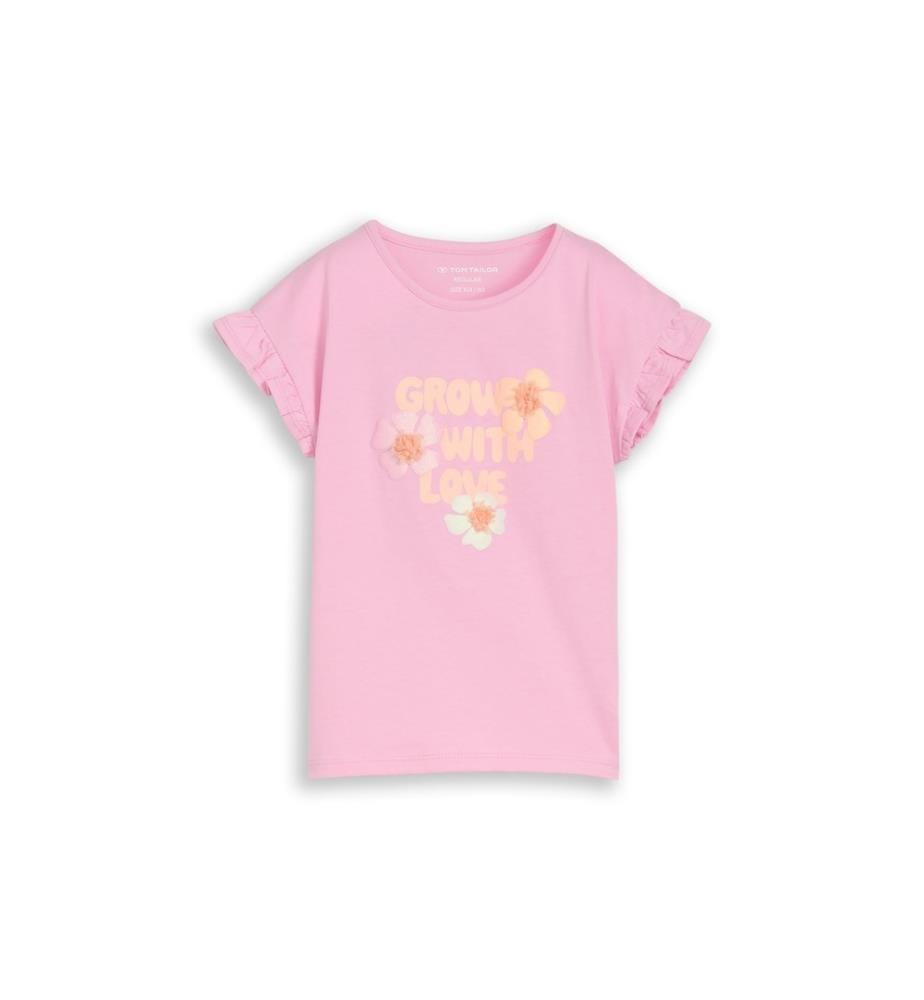 T-Shirt Chiffon Motif - Rose