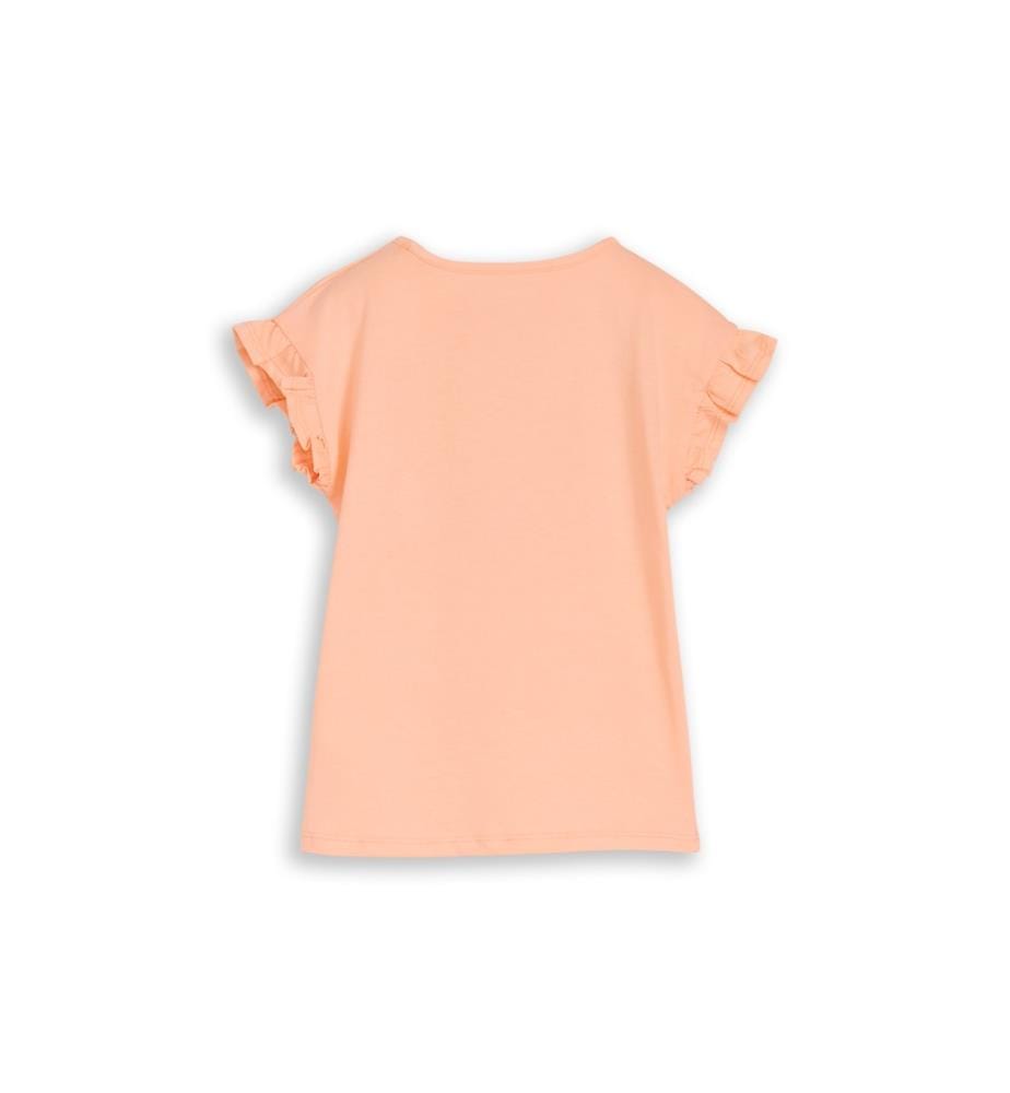T-Shirt Chiffon Motif - Orange