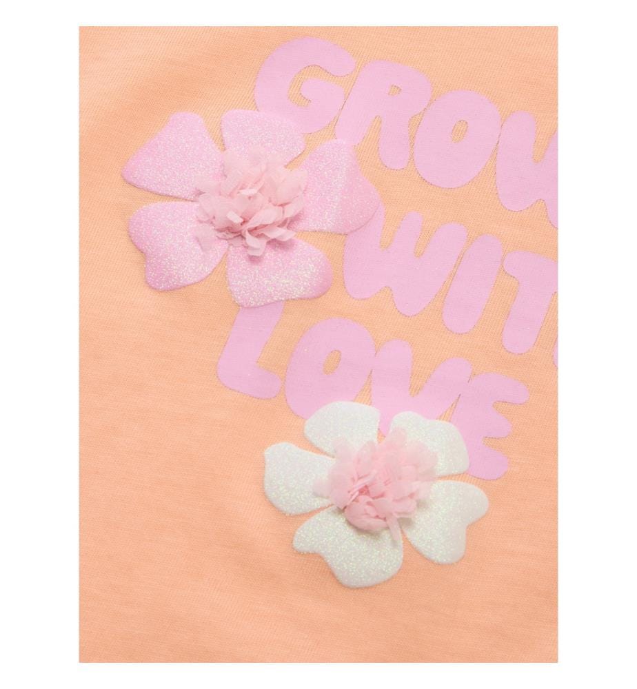 T-Shirt Chiffon Motif - Orange
