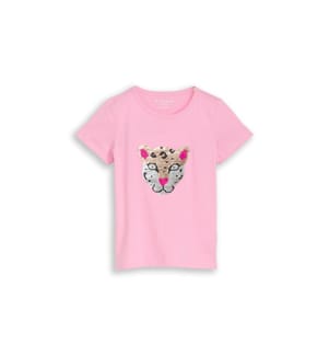 Reversible Sequins T-Shirt - Rosa