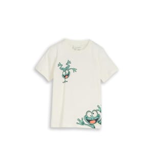 Bedrucktes T-Shirt - Weiss