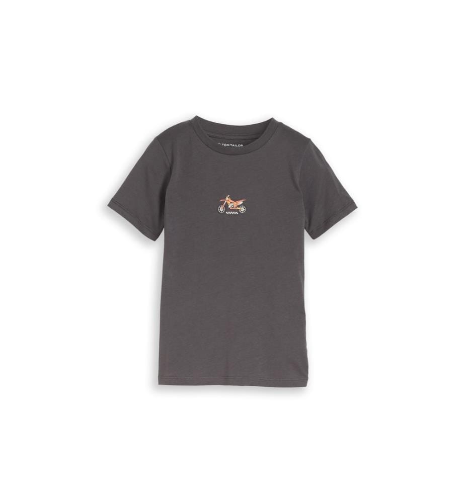 Bedrucktes T-Shirt - Grau