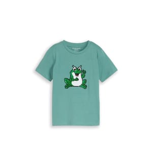 Reversible Sequins T-Shirt - Grün