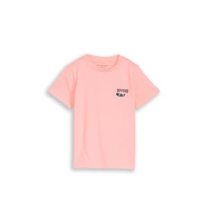 T-Shirt mit Fotodruck - Weiches Neonpink