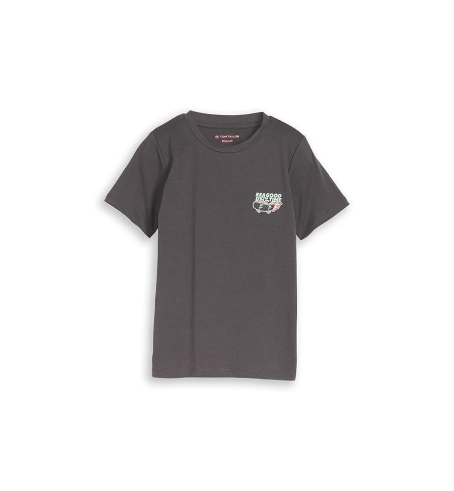 T-shirt imprimé photo - Gris foncé urbain