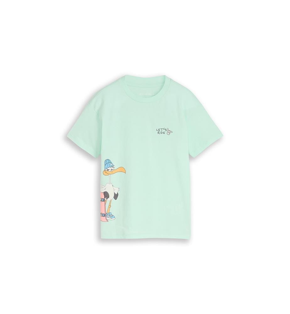 T-shirt oversize imprimé dos - Vert clair