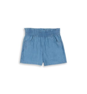 Pantaloncini di jeans - Denim blu medio