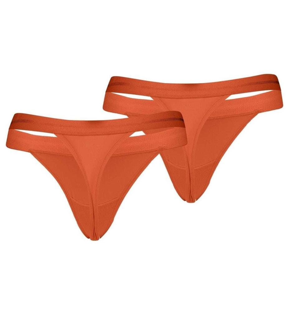 Puma - Lot de 2 Tanga motif/style uni - Femme