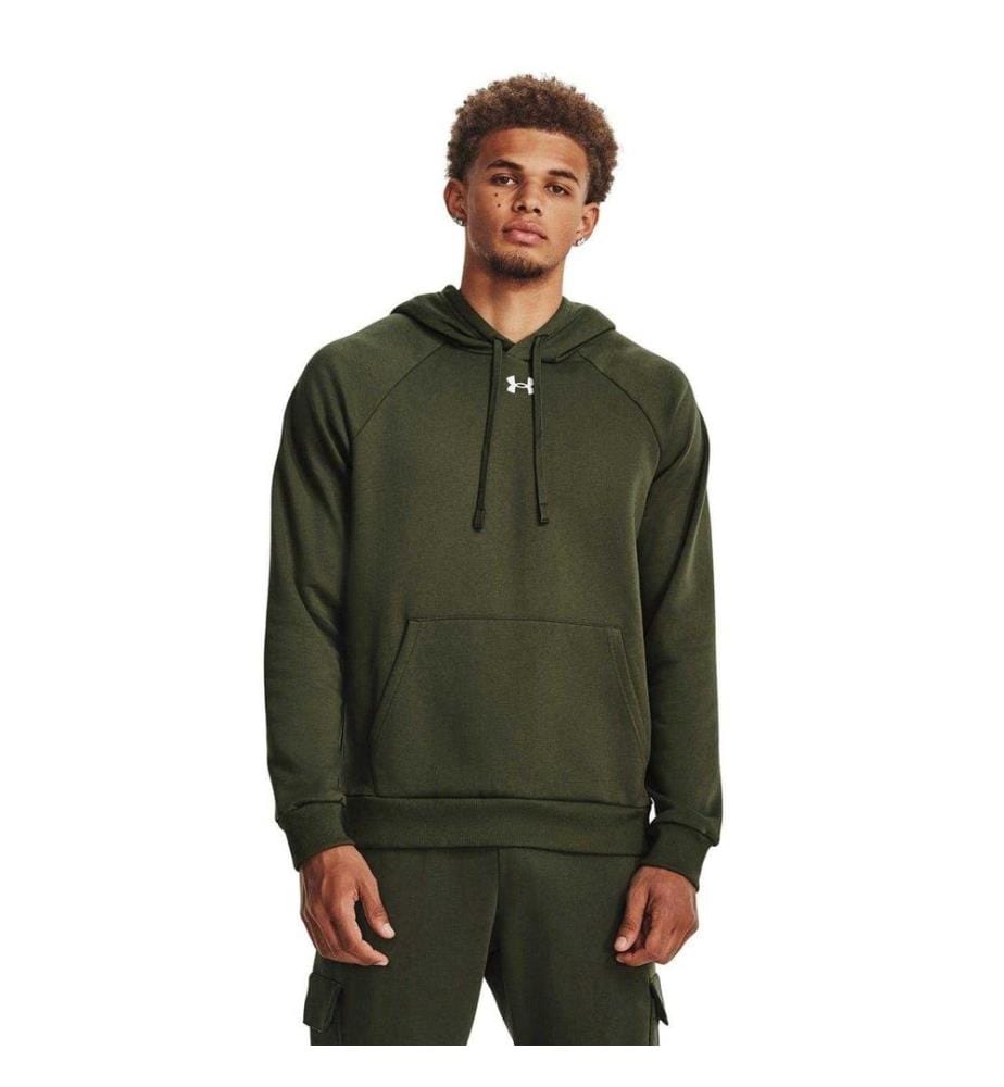 Under Armour Felpa con Cappuccio Pile Uomo