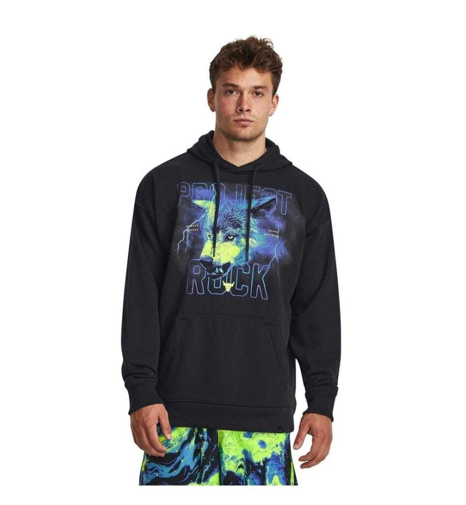 Under Armour - Sweat à capuche manches longues entraînement PROJECT ROCK - Homme