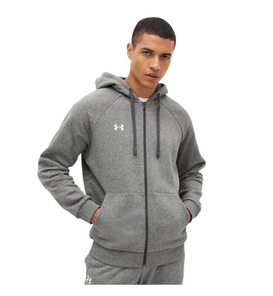 Under Armour - "Rival" Kapuzenpullover Durchgehender Reissverschluss für Herren/Damen Unisex