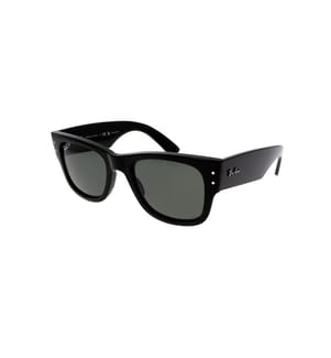 Mega Wayfarer-Sonnenbrille – Schwarz/Grün
