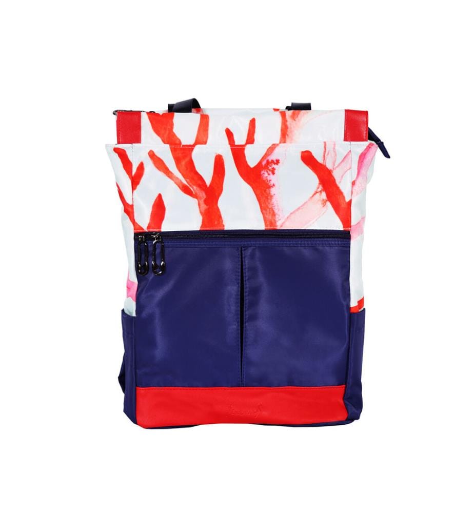 Coral Laptop Rucksack - Schwarz