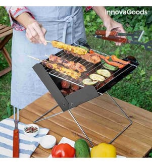 Tragbarer, zusammenklappbarer Mini-Grill für Kohle Foldecue