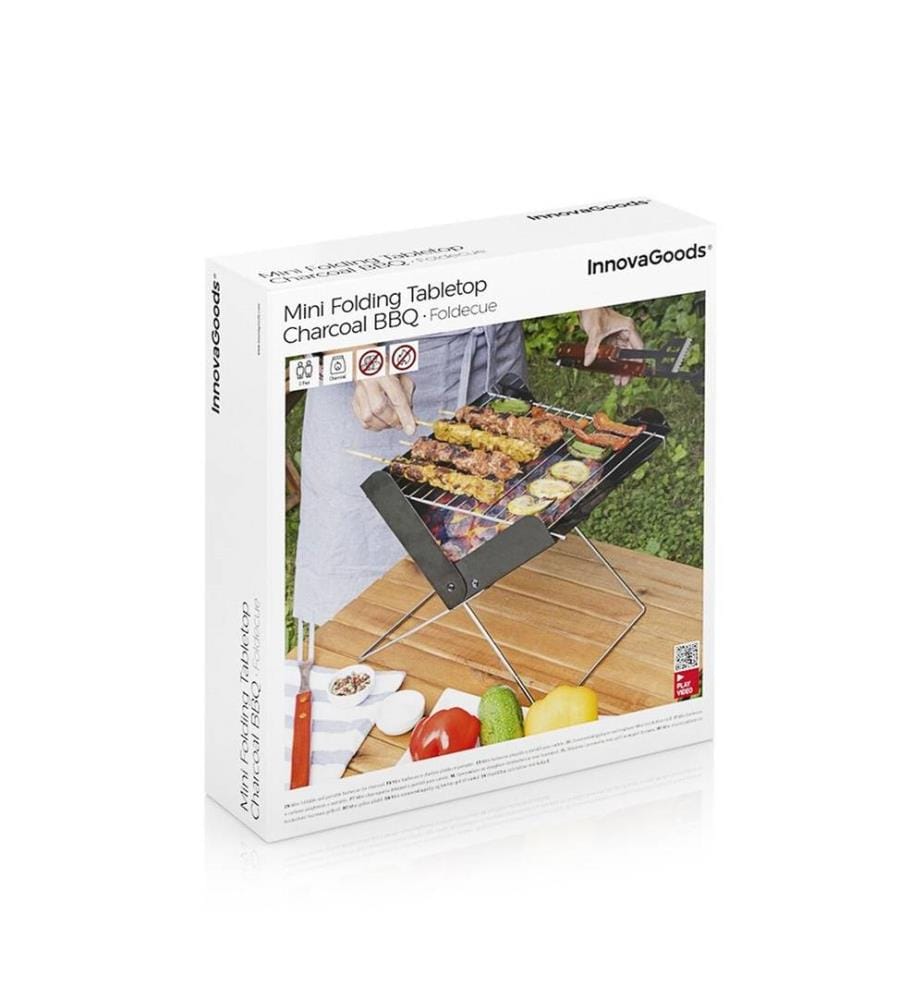 Tragbarer, zusammenklappbarer Mini-Grill für Kohle Foldecue