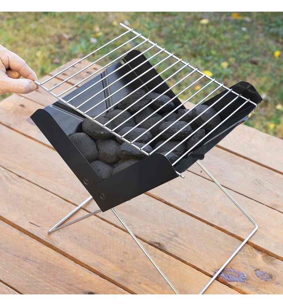 Tragbarer, zusammenklappbarer Mini-Grill für Kohle Foldecue