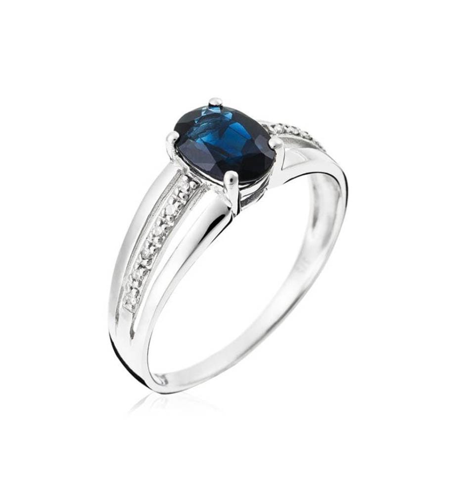 Bague Solitaire Tria - Or Blanc 375/1000