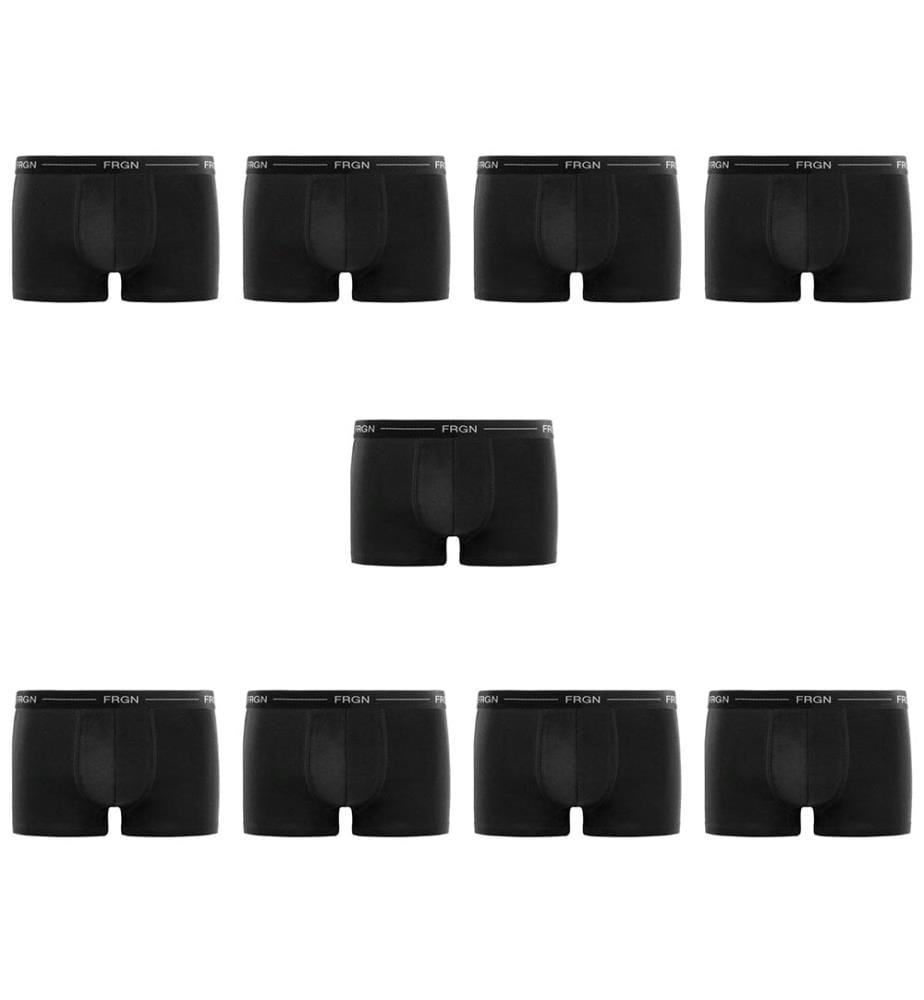 9er-Set Boxershorts FRGN Class - Schwarz