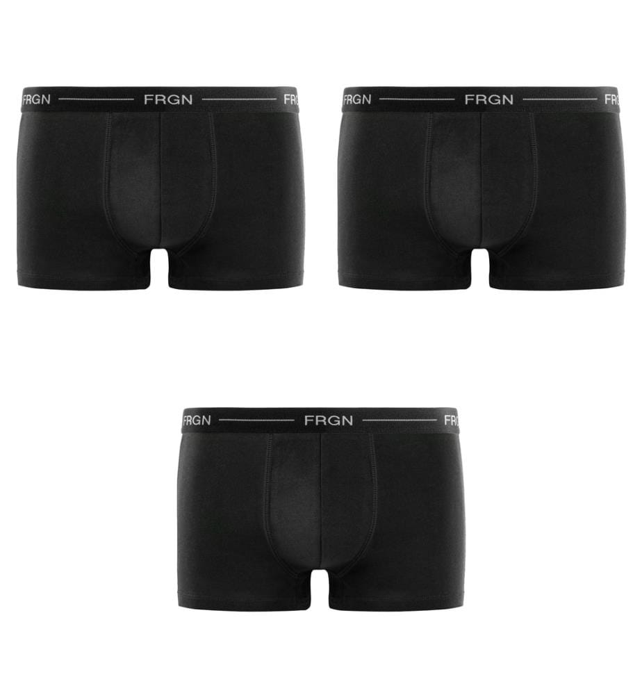 3er-Set Boxershorts - Weiss und Schwarz