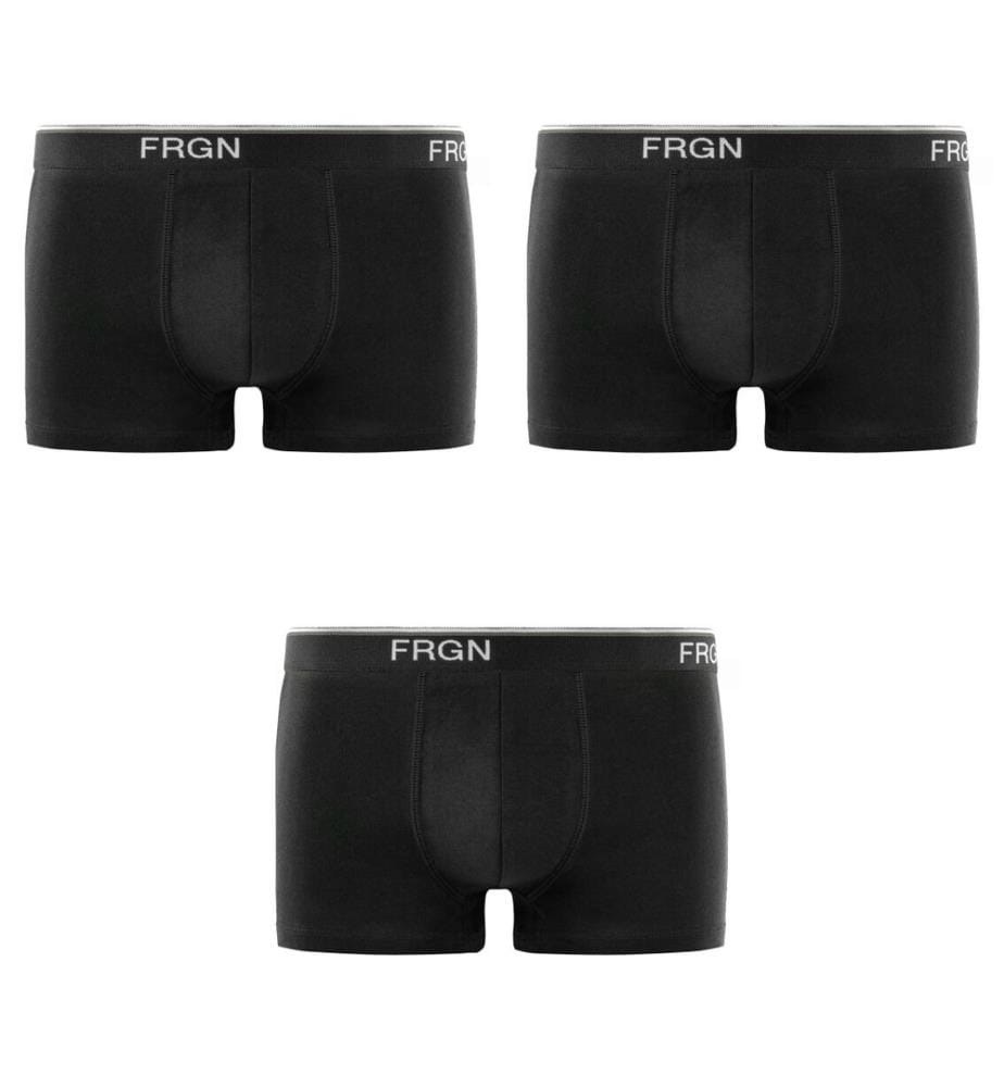 3er-Pack Boxershorts - Schwarz und Weiss