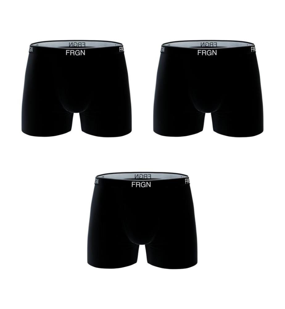 3er-Pack Boxershorts - Schwarz und Weiss