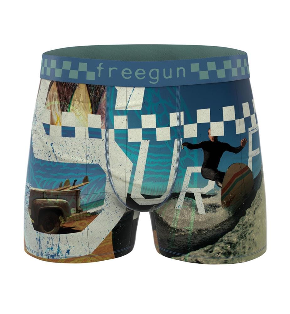 3er-Pack Boxershorts California Vibes - Mehrfarbig