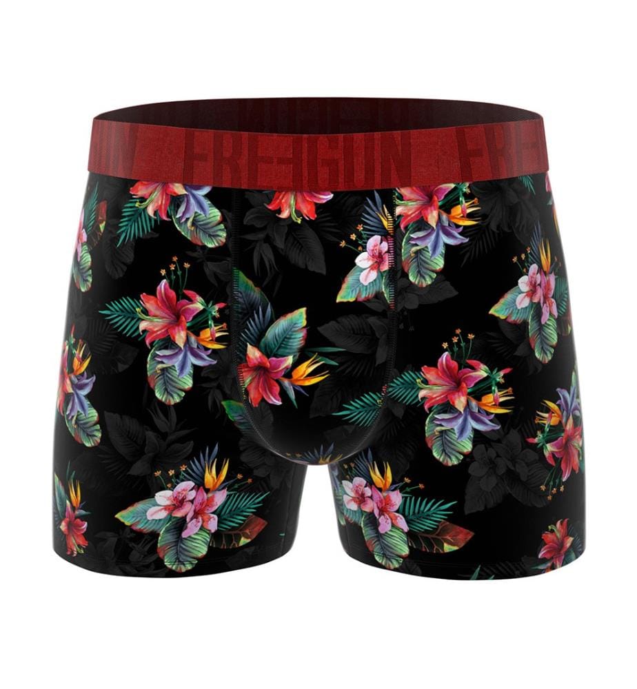 3er-Pack Boxershorts Flowers - Mehrfarbig