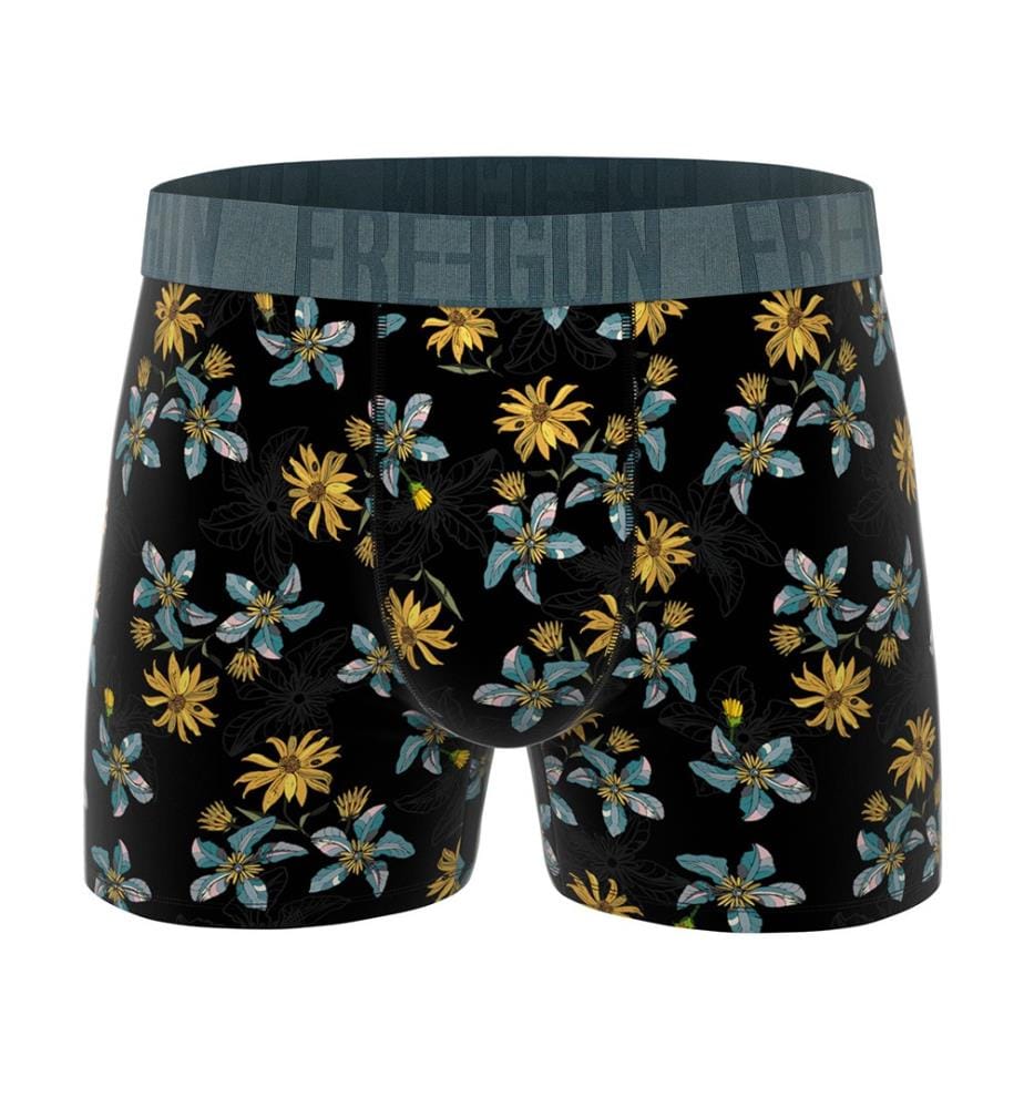 3er-Pack Boxershorts Flowers - Mehrfarbig