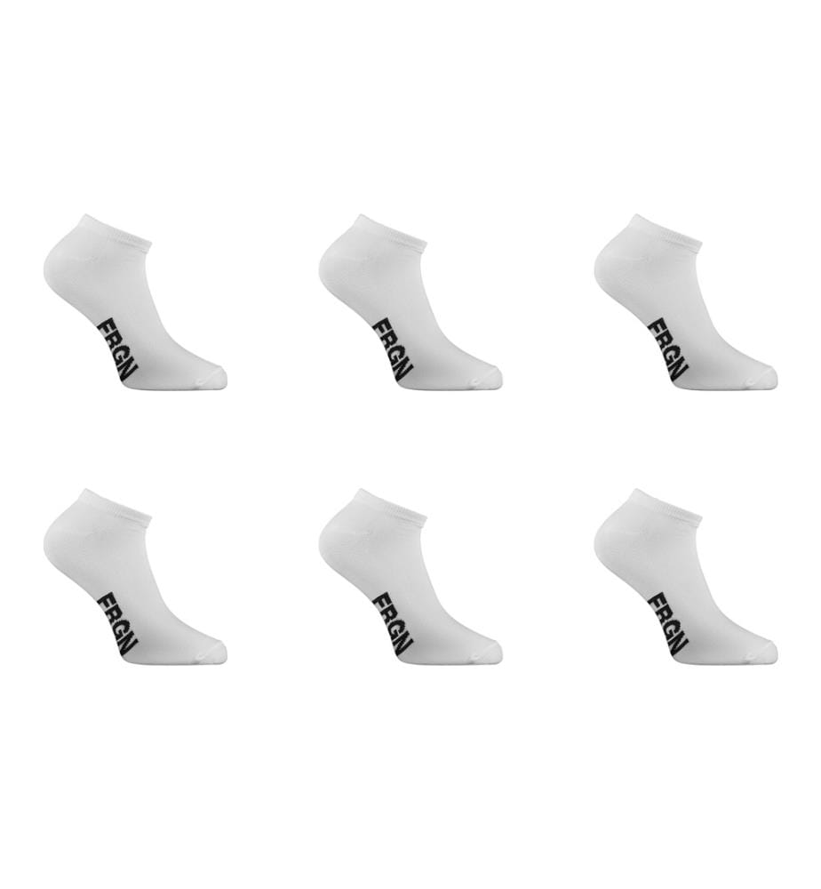Lot de 6 Paires de Chaussettes Tiges Courtes - Blanc et Noir