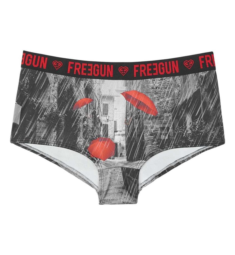 Set di 2 pantaloncini Romantic Cities - Nero e rosso