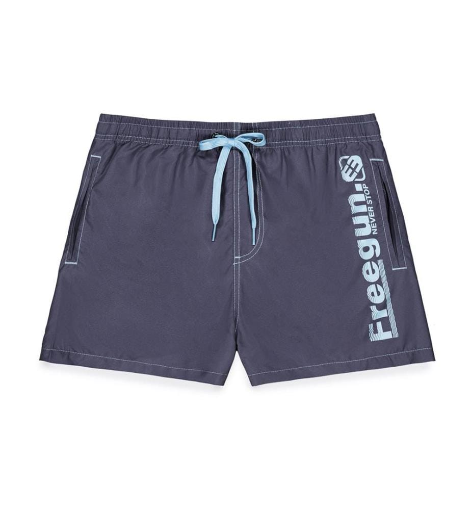 Badeshorts - Blau und Grau