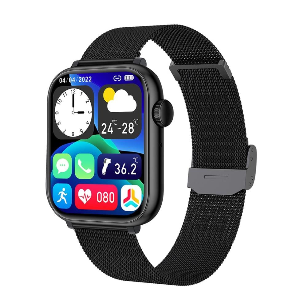Smartwatch Gamma 2024 with Milanese Strap - Black