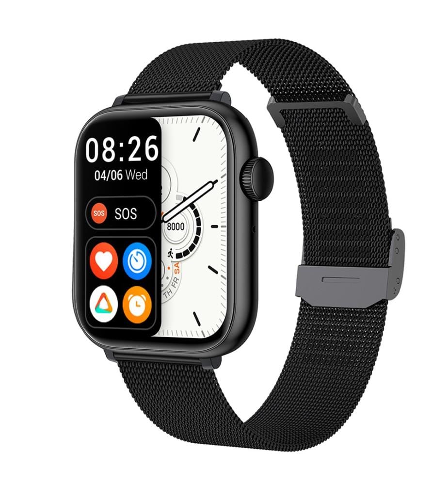 Smartwatch Gamma 2024 with Milanese Strap - Black