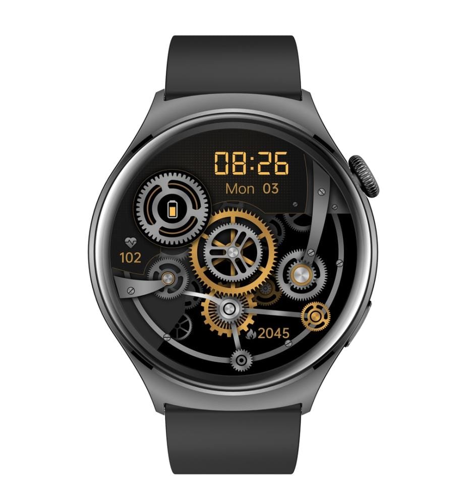 Connected watch AMOLED Edition Amnésia - Black silicone strap
