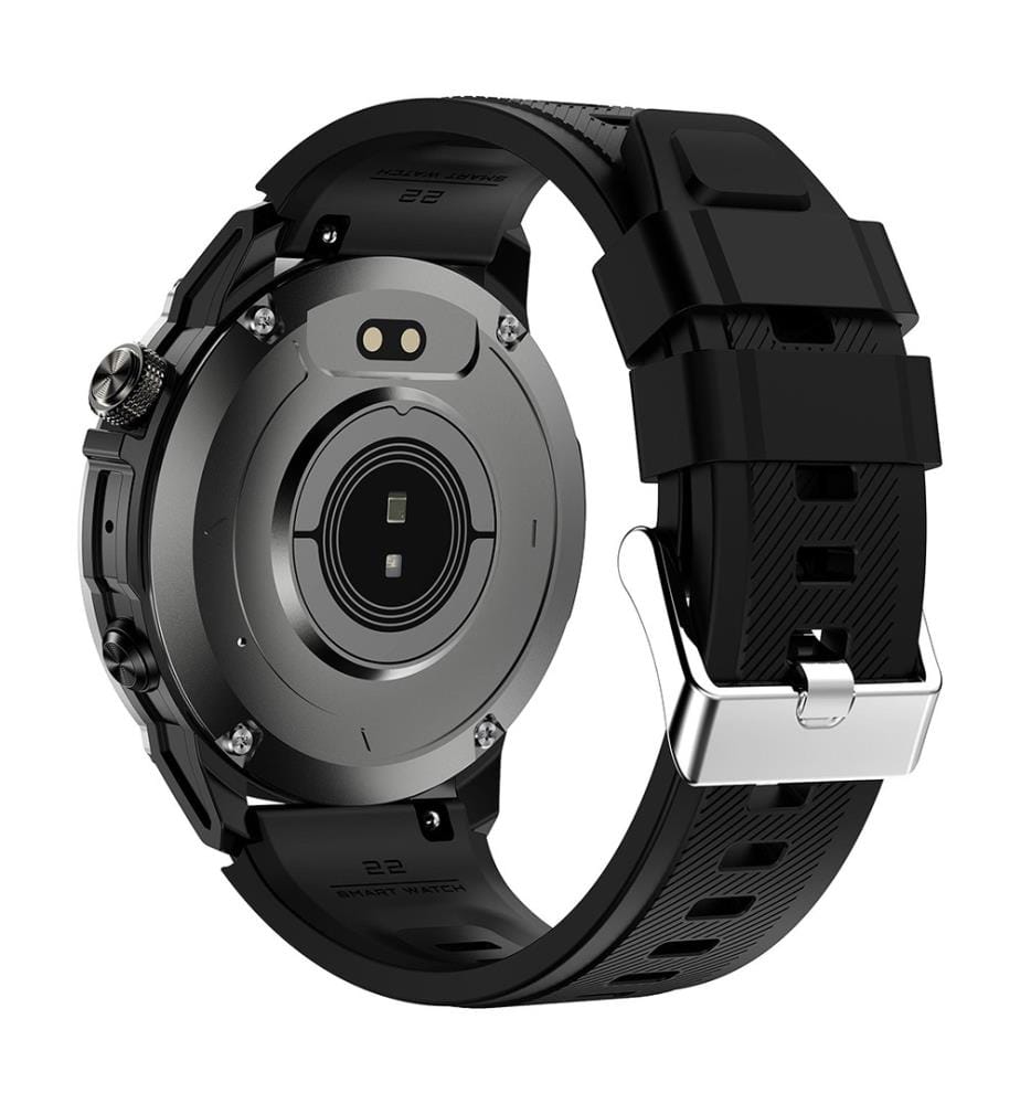 Smartwatch Amoled Nasa GPS Ultra Pro Schermo con Cinturino in Silicone - Nero