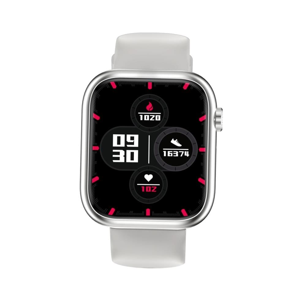 Montre connectée Edition Omega - Bracelet Silicone Gris