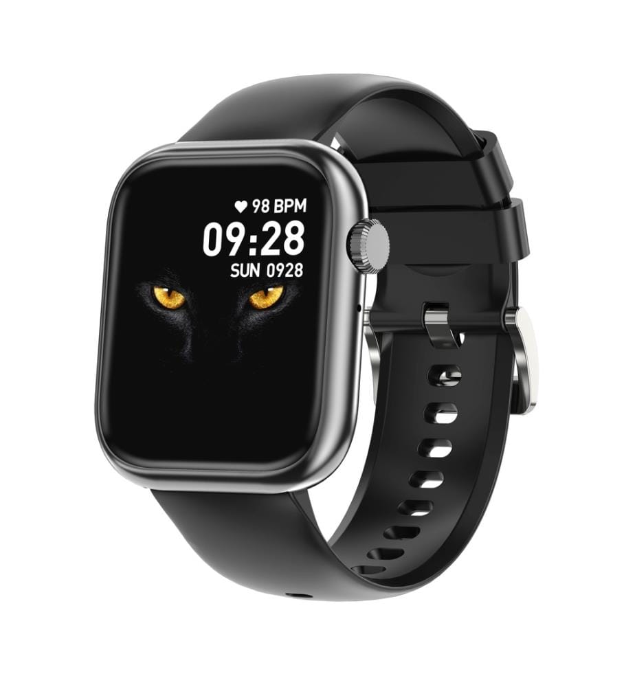 Omega Edition Connected Watch - Black Silicone Strap