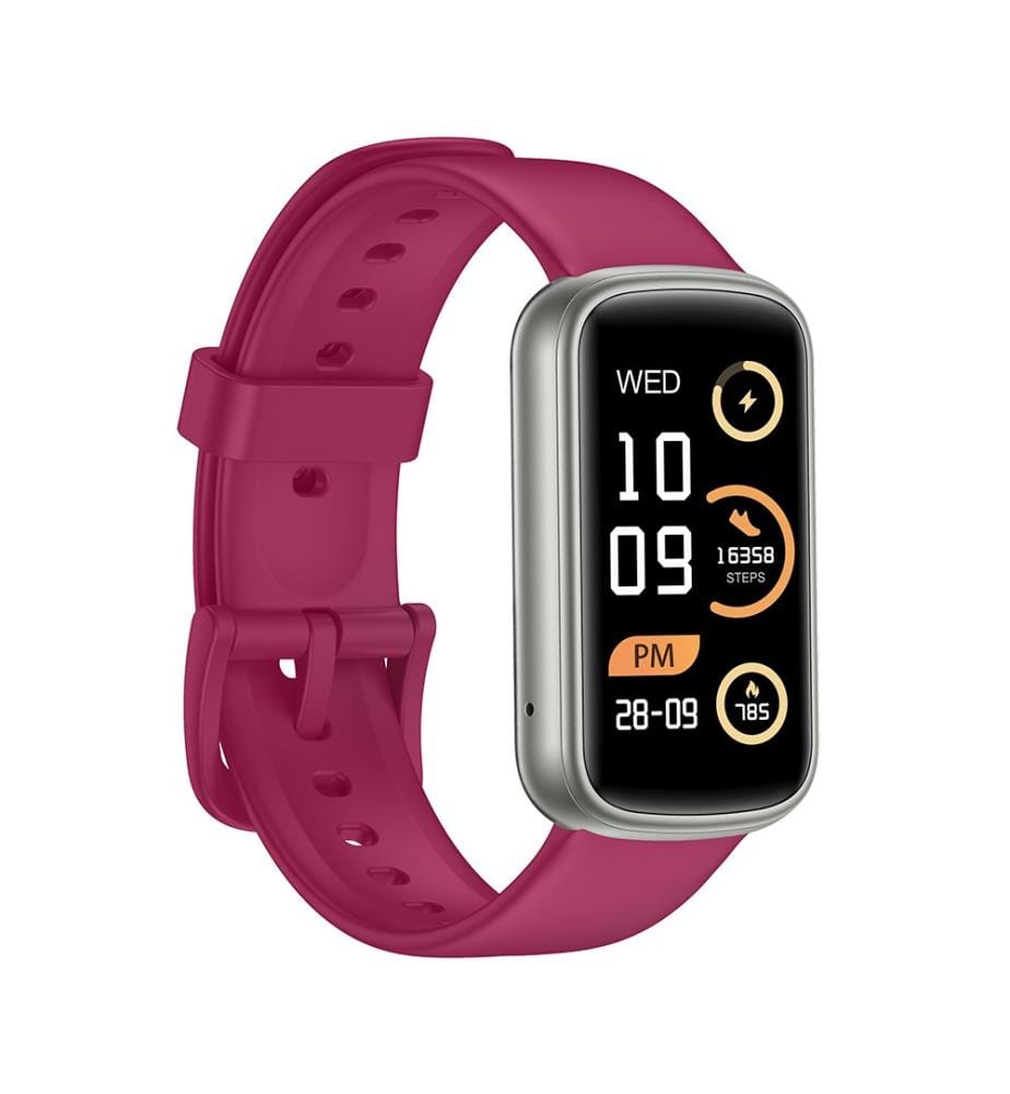 Smartwatch Bellissima with Silicone Strap - Raspberry