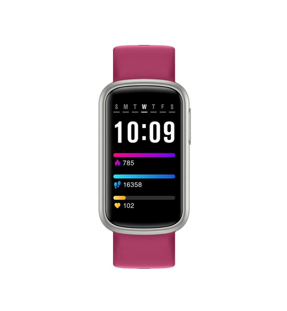 Smartwatch Bellissima with Silicone Strap - Raspberry