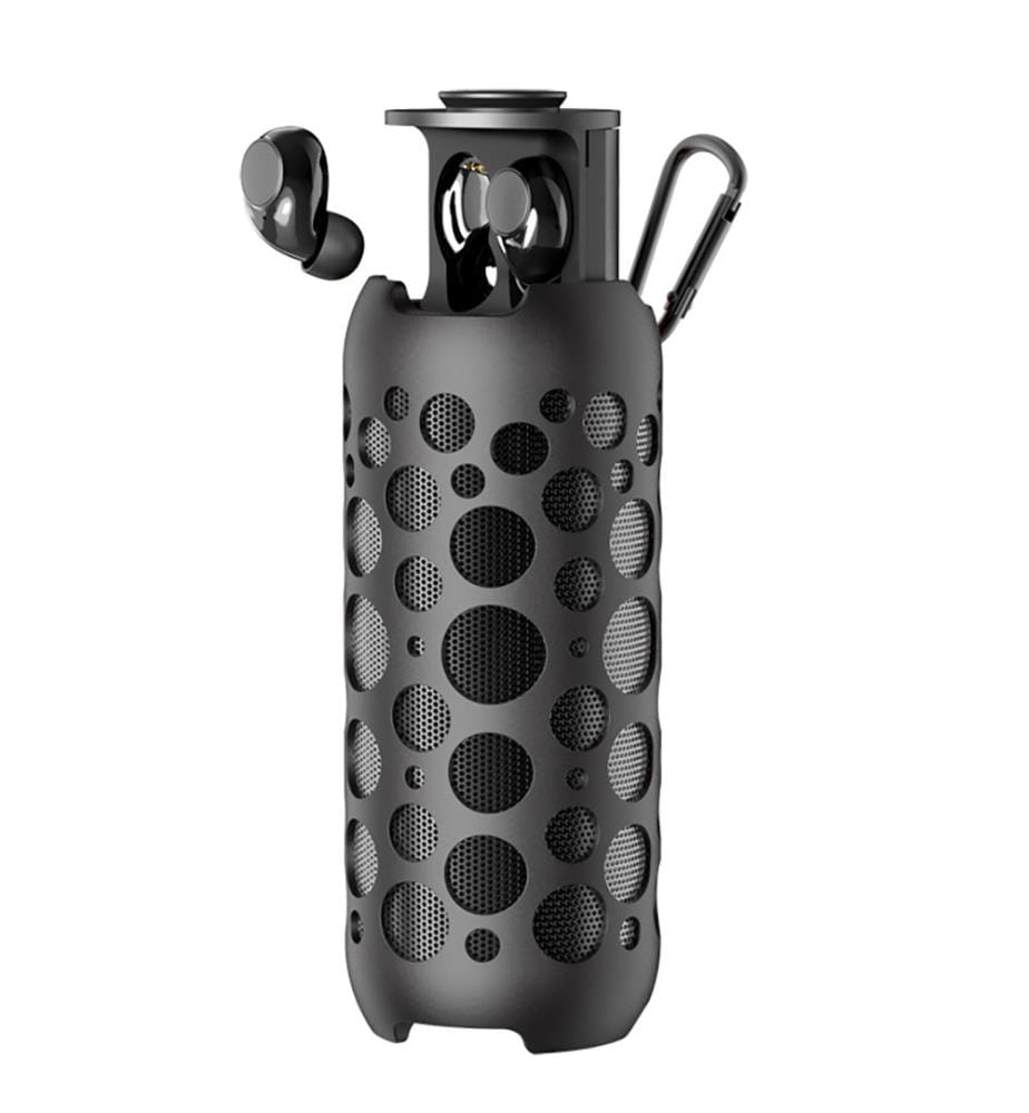 Bluetooth Speaker 2-in-1 15W Light-Up Mixparty - Black
