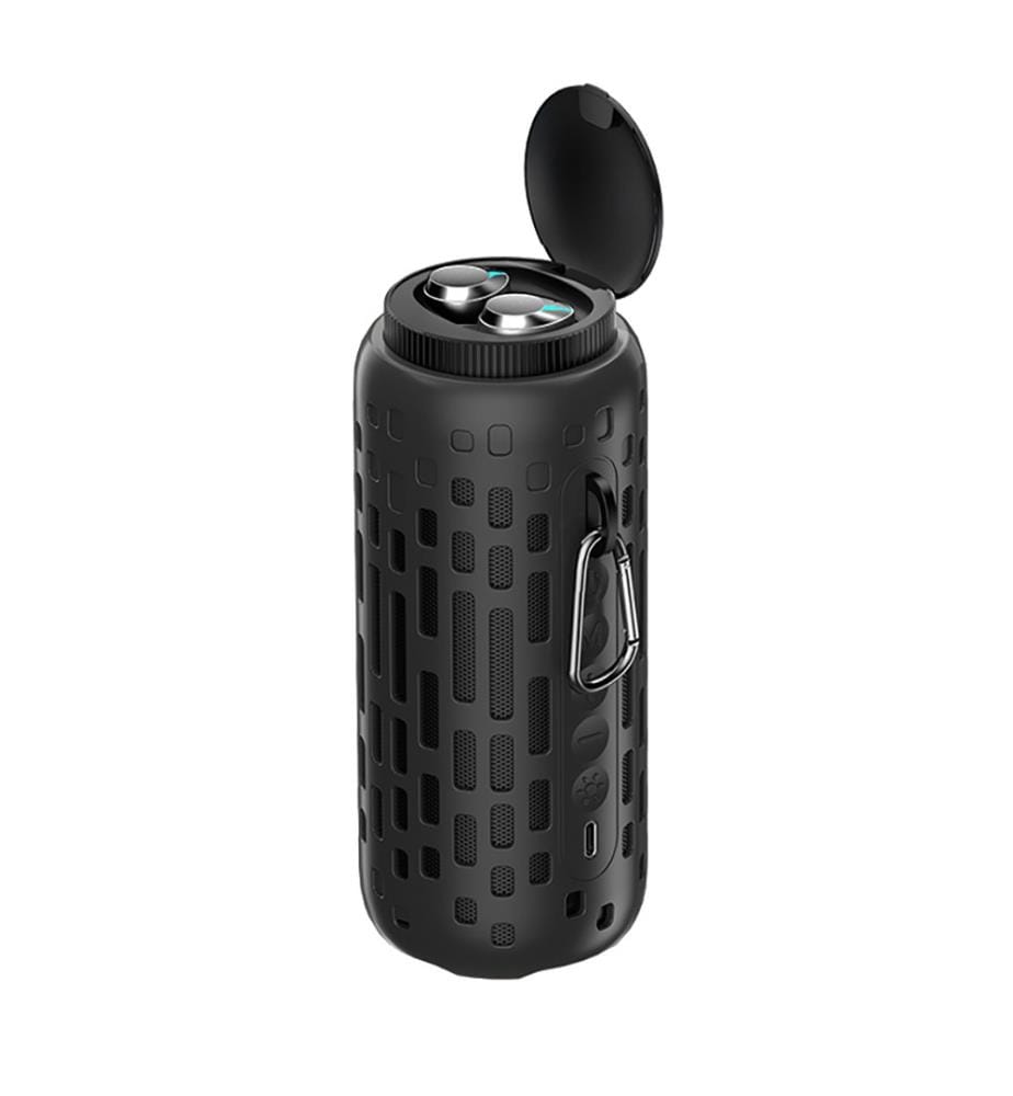 Bluetooth Speaker 2-in-1 15W Light-Up Mixparty - Black