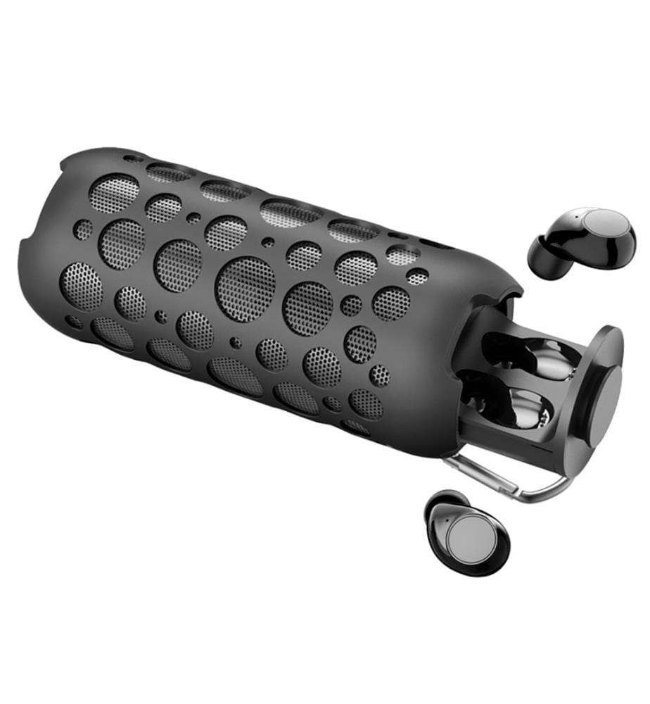Bluetooth Speaker 2-in-1 15W Light-Up Mixparty - Black