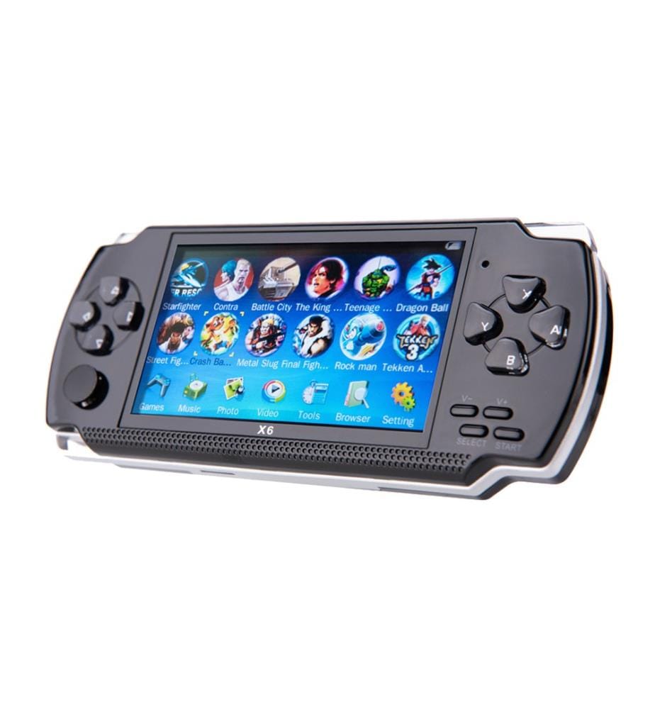 Console Emulatore Portatile 4.3 Pollici con Lettore Audio/Video e Fotocamera Phoenix - Nero