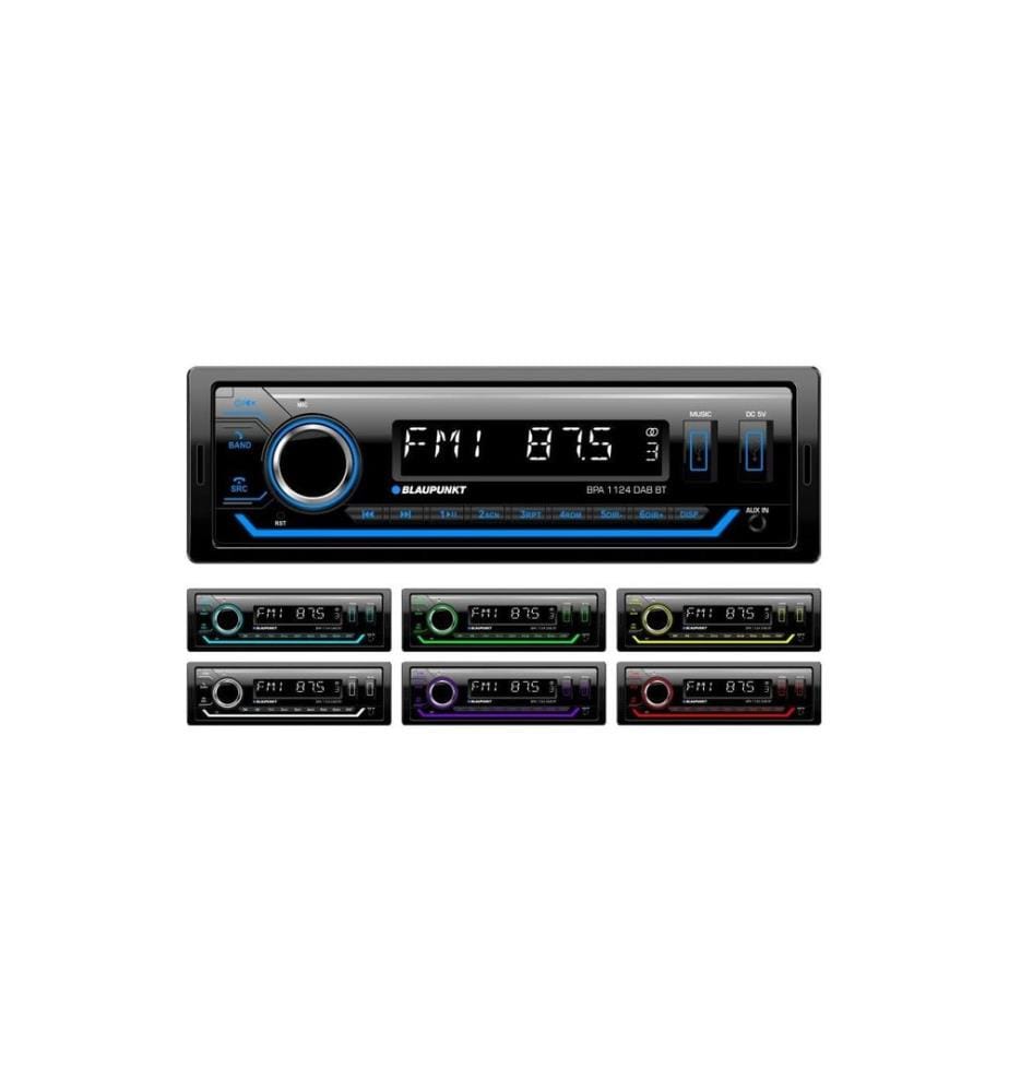 Blaupunkt Autoradio 4 x 50W FM, DAB+, Bluetooth, USB 1 DIN