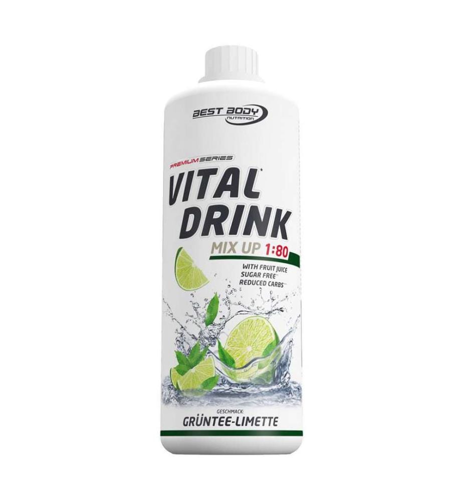 Getränkekonzentrat Vital Drink Green Tea-Lime - 1000 ml und 200 Portionen