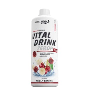 Low Carb Vital Drink Kirsche Banane 1000 ml