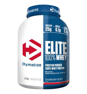 Proteinpulver Elite 100 % Whey Protein Strawberry Blast 4.7lb - 2170g