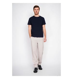 T-Shirt Rundhalsausschnitt Kurzarm - Marineblau