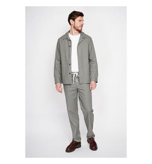 Gerade geschnittene Hose - Khaki